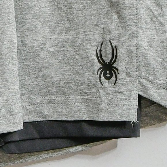 Spyder Men's tech Knit short‎ GRAY - Picture 2 of 10